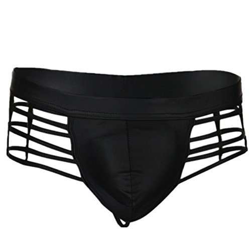 PASATO 2018 New Hot ! Men's Sexy Thong G-string Panty Sexy T-back Underwear Pouch Briefs Pants（XXL,Black）