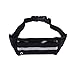 BSQR Running Belt Waist Pack, Adjustable Running Fanny Pack for Phone, Money, Water Bottle Fits Running, Black