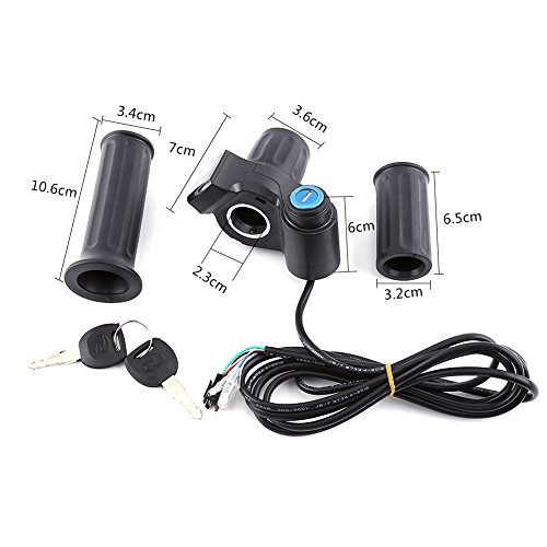 Tbest Electric Throttle,Ebike Throttle,Universal EBike Throttle Grip