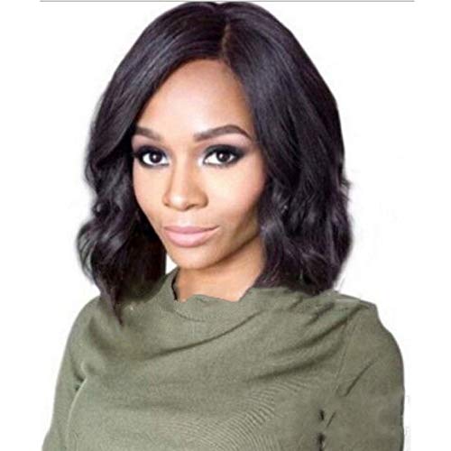 Amazon Com Wig Women S Curly Hair Natural Water Wave Black Hair