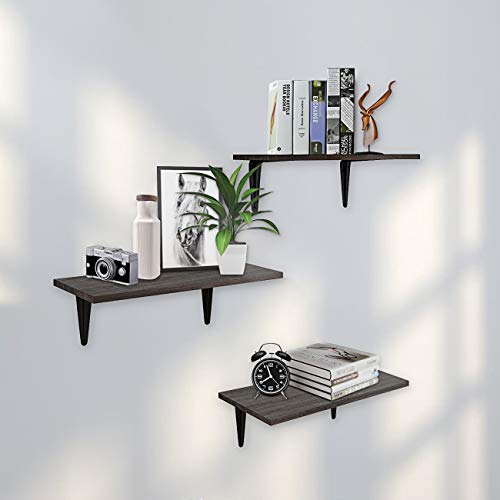 FTLL Wall Hanging Floating Shelves 3 Pack, 7.8inch Wide Heavy Duty