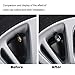choolo Tire Air Valve Caps Stem Cover Universal Fits All Cars Trucks SUV Bike & Bicycle Motorcycle & Car Tire Valve Stem Caps for BMW(Black)