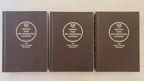 Webster's Third New International Dictionary, Unabridged and Seven