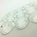 IGOGO 50 PCS Glass Oval Cabochons - 30x40mm - Clear Magnifying Cabs - Dome Pendant Cab