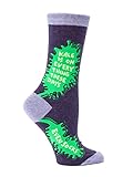 Blue Q Women's Novelty Crew Socks - Beautiful Day (Women's Size 5-10)
