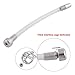 TERNENCE Stainless Steel Male Chastity Device Accessories 8mm Silicone Tubing (Stainless Steel + Transparent H10)