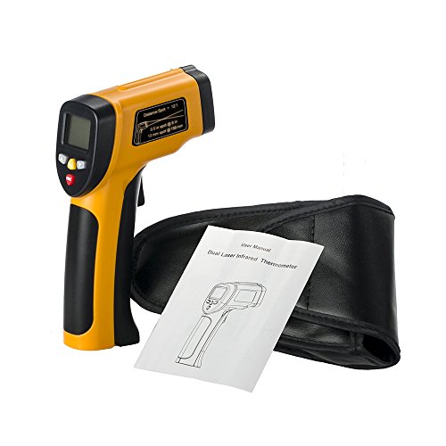 image for Dual Laser Infrared Thermometer, RISEPRO Digital Non-contact Portable 