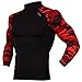DRSKIN Men's Compression Shirts Top Long Sleeve Baselayer Sports Running Athletic Active Workout Quick Dry (RSB-MRE92, M)