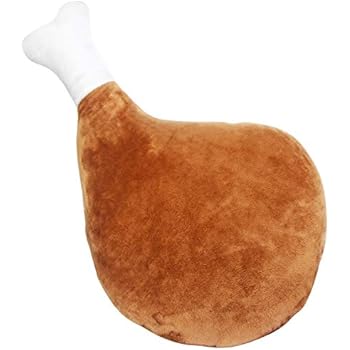 Amazon.com: 3D Simulation Fried Chicken Leg Pillow & Home ...