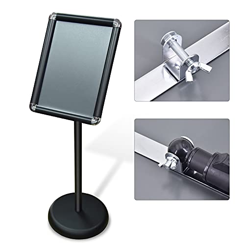 VastExact Adjustable Poster Sign Holder for Heavy Duty Snap Open Aluminium Frame, 8.5 x 11
