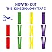 Kinesiology Tape Strapping Taping Athletic Sports Tape for Men Knee Shoulder Elbow Ankle Neck Muscle Superior Waterproof Adhesion Non Latex Safe for Kids Pregnant Women