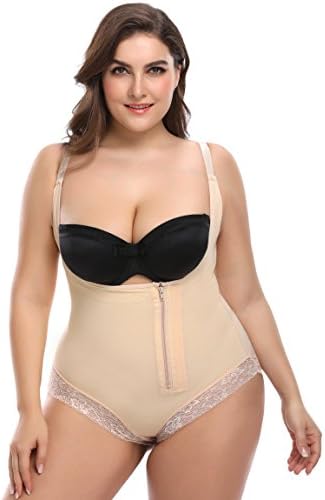 minifaceminigirl Womens Shapewear Bodysuit Butt Lift Tummy Control Body Shaper