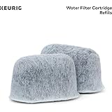 Keurig Water Filter Refill Cartridges, Replacement Water Filter Cartridges, Compatible with 2.0 K-Cup Pod Coffee Makers, 2 Count