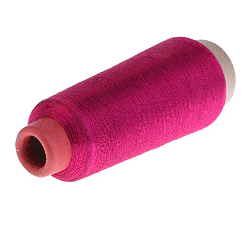 image for D DOLITY 3Pcs Metallic Thread Yarn Spool Crochet Embroidery Threads 32
