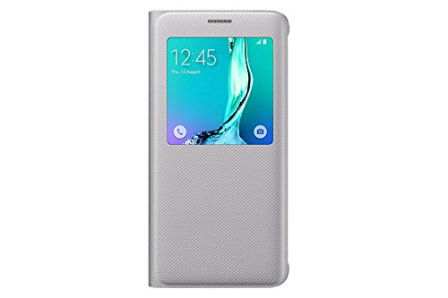 Samsung S-View Cover für Samsung Galaxy S6 Edge Plus, silber