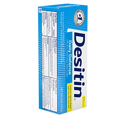DESITIN Rapid Relief Zinc Oxide Diaper Rash Cream 4 oz