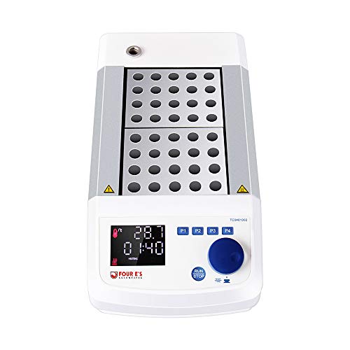 Four E's Scientific Mini Dry Bath Incubator with 15 x 1.5ml Heating
