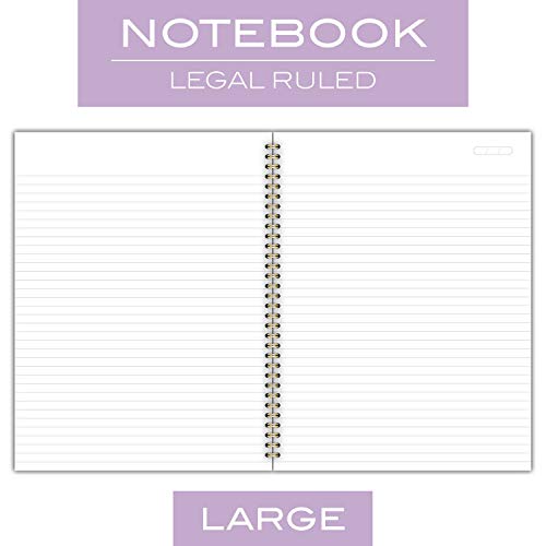Mead Cambridge Meeting Spiral Notebook, Legal Ruled, Soft Cover