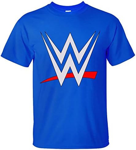 XBANM Men's 2015 Wwe Logo Casual Shirts blue XL