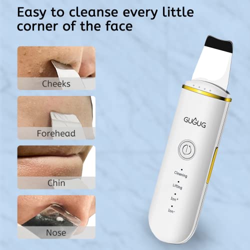 GUGUG Skin Scrubber Face Spatula, Skin Spatula Pore Cleaner Blackhead