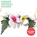 BOSHENG Hawaiian Plumeria Flower Leis Necklaces for Party Event,Christmas Decoration