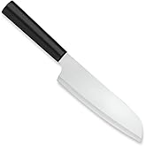 Rada Cutlery Cook’s Knife – Stainless Steel Blade and Black Steel Resin Handle Made in USA, 10-7/8 Inches