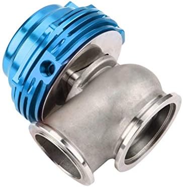 38Mm Turbo Exhaust Manifold External V-Band Wastegate Dump Pipe Valve/Ring,Blue