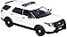 Motormax 1:24 White 2015 Ford Interceptor Unmarked Police Car with Light Bar, White