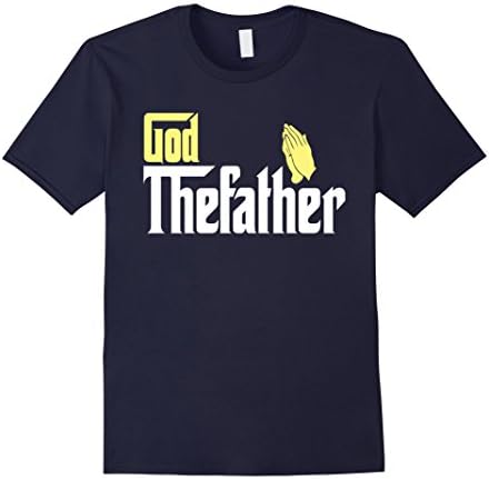 Mens OFFICIAL Jesus Christian T-Shirt | God The Father T Shirt XL Navy
