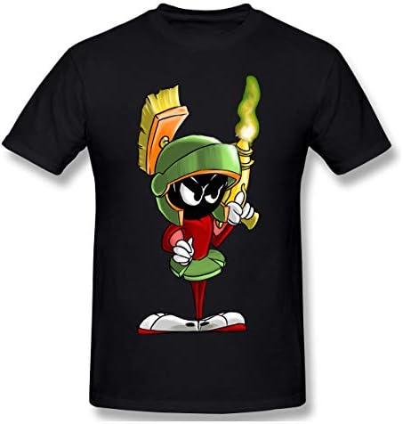 Uguccgi Men Marvin The Martian Particular Short Sleeve T Shirt Black