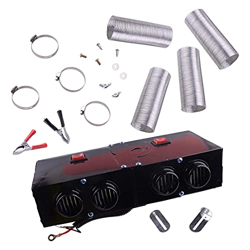 1500 W 24 V 4 Gat Auto Luchtverwarming Ventilator Demister Ontdooster Verwarming Voorruit Auto Droog - Afbeelding 5