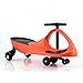 Apelila Wiggle Car Ride On Toy Twist Go Swivel Scooter Swing Gyro Car, for Kid Child (Orange)