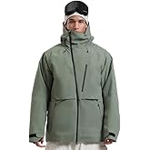GSOU SNOW Men's Snowboard Jacket Waterproof Ski Coat Winter Snow Insulated Windproof Jacket