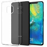 Mirror Flip Case For Huawei Mate 20 Lite - 360 Clear View Black Book Cover With Luxury Design