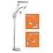 OttLite K94CP3 3-in-1 Adjustable-Height Craft Floor Lamp with Magnifier and Clip, Champagne