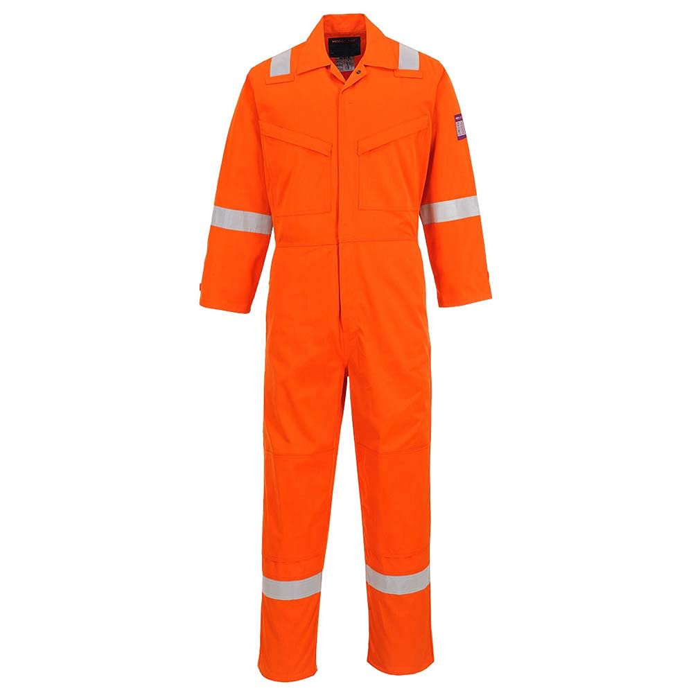 Portwest Modaflame Coverall, Color: Orange, Size: 4XL, MX28ORR4XL
