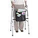 Juvo Products Universal Mobility Tote for Wheelchairs/Rollators/Walkers, Includes Detachable Shoulder Strap, Black (UT201)