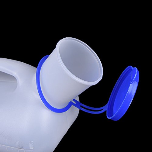 image for Buytra Portable Unisex Urinal Bottle with Lid 1000ML, Emergency Male F