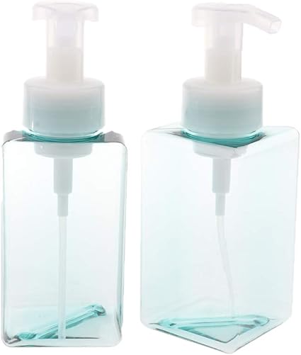 2x Liquid Hand Soap Dispenser Foaming Pump Empty Containers For