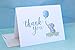 Elephant Baby Shower Thank You Cards - Set of 10 Elephant Thank You Baby Shower Cards With 10 Envelopes - Thank You Cards With Elephants - Designed, Printed and Packaged in the USA by Palmer Street Press (Blue)