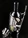 Premium Guitar Player Metal Wine Bottle Holder by Clever Creations | Decorative Stainless Steel Design Fits Any Standard Wine Bottle | Wine Accessory Perfect for Kitchen Decorations