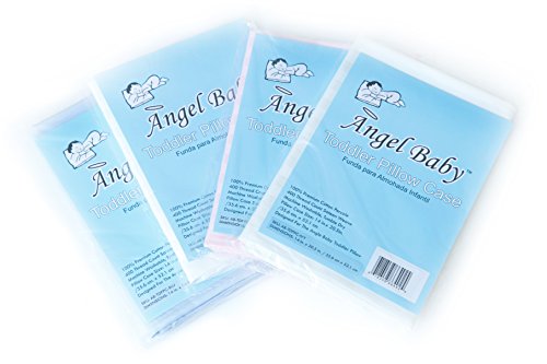 Angel Baby Toddler Pillow Case: 14x20.5 Inch Small Pillow Cases for Kids, Ivory