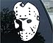 Crawford Graphix Jason Hockey Mask - Friday The 13th, Car Truck Vinyl Decal Sticker (7