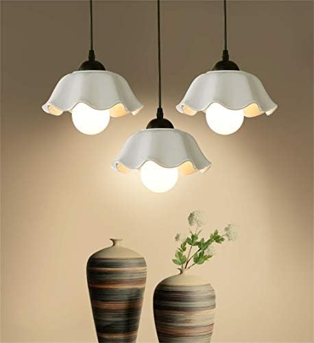 Pastoral Care of The Nordic Pendant Lamp Ceramic Chandelier Led to Dining Room, A Café, A Bar Chandelier Chand Elie (Style: 8046-2)