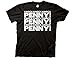 Ripple Junction Big Bang Theory Knock Knock Knock Penny Adult T-Shirt 2XL Black