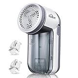 Fabric Shaver, Lint Remover with Two Replaceable Blades & Removable bin, Lint Shaver For Cloths, Fabrics and Furniture. by Kealive