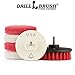 Revolving Electric Cleaning Brushes Carpet Spot Cleaning and Upholstery Cleaning Kit by Drillbrush