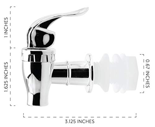 2 Spigot+Beverage+Dispenser+Carafe+Replacement
