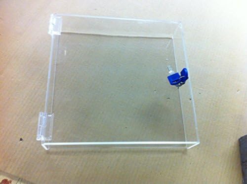 Vu Thru 10" X 10" X 2" (L,W,H) Locking Countertop Display Clear Acrylic