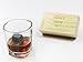 Allan Whiskey Stones Whiskey Stones Gift Set With FDA Report Marble Whiskey Rocks Set of 8 Chilling Stones Reusable Ice Cubes In Wooden Box for Bourbon, Scotch, Jameson